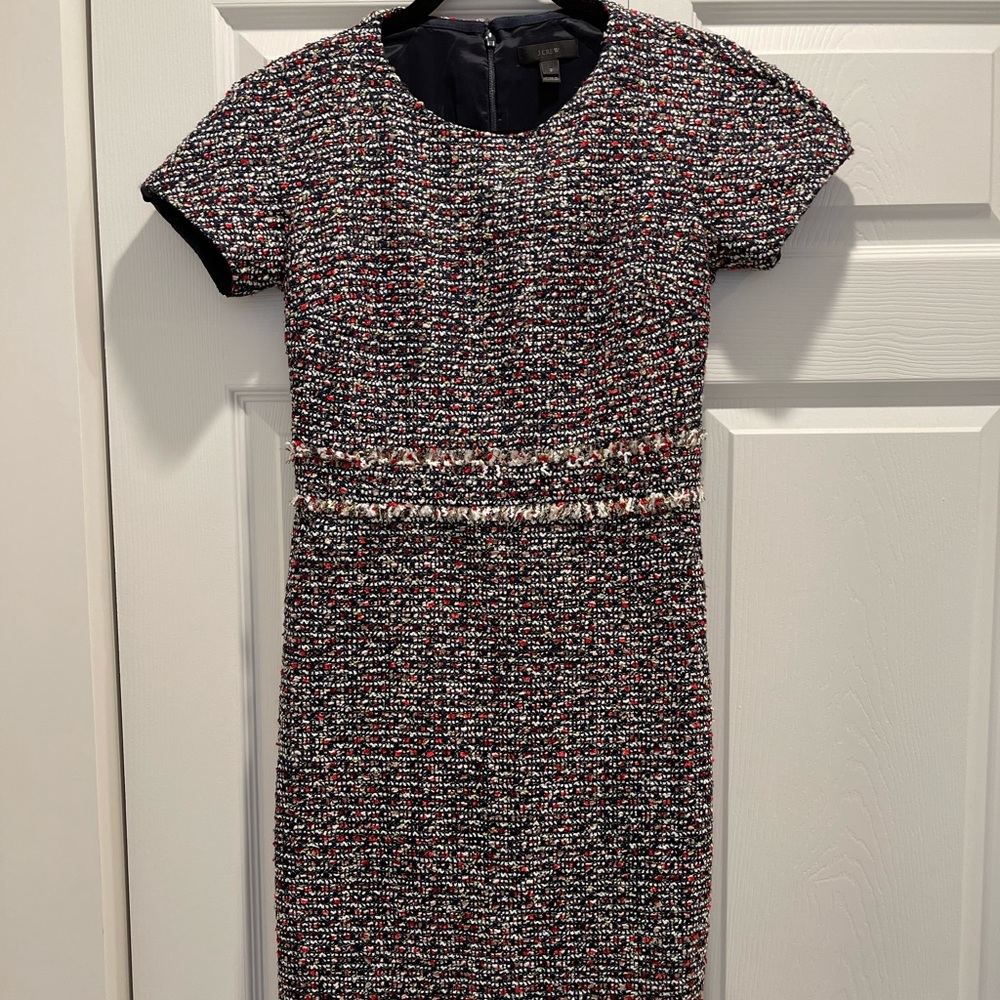 Jcrew tweed dress